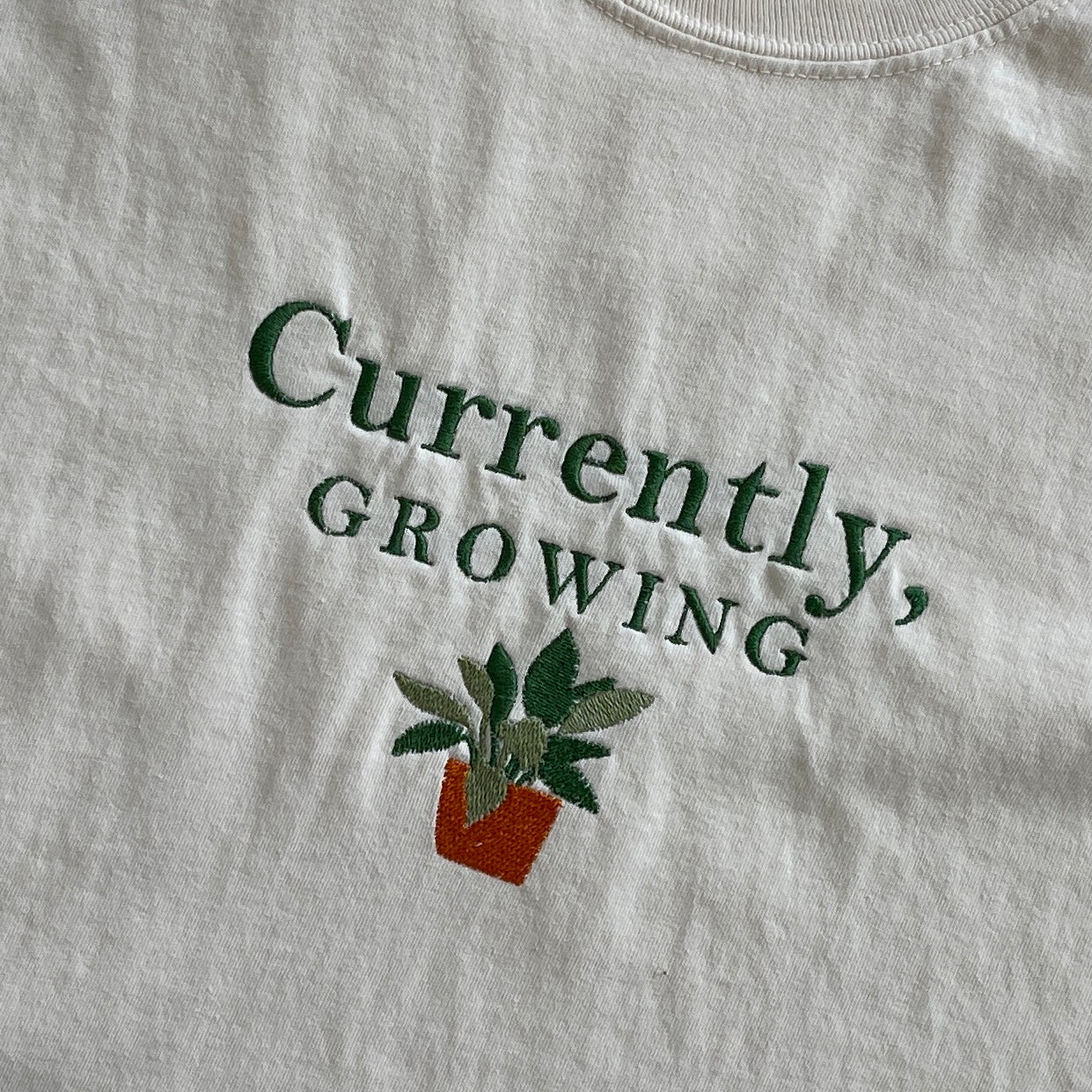 Currently, Growing Tshirt