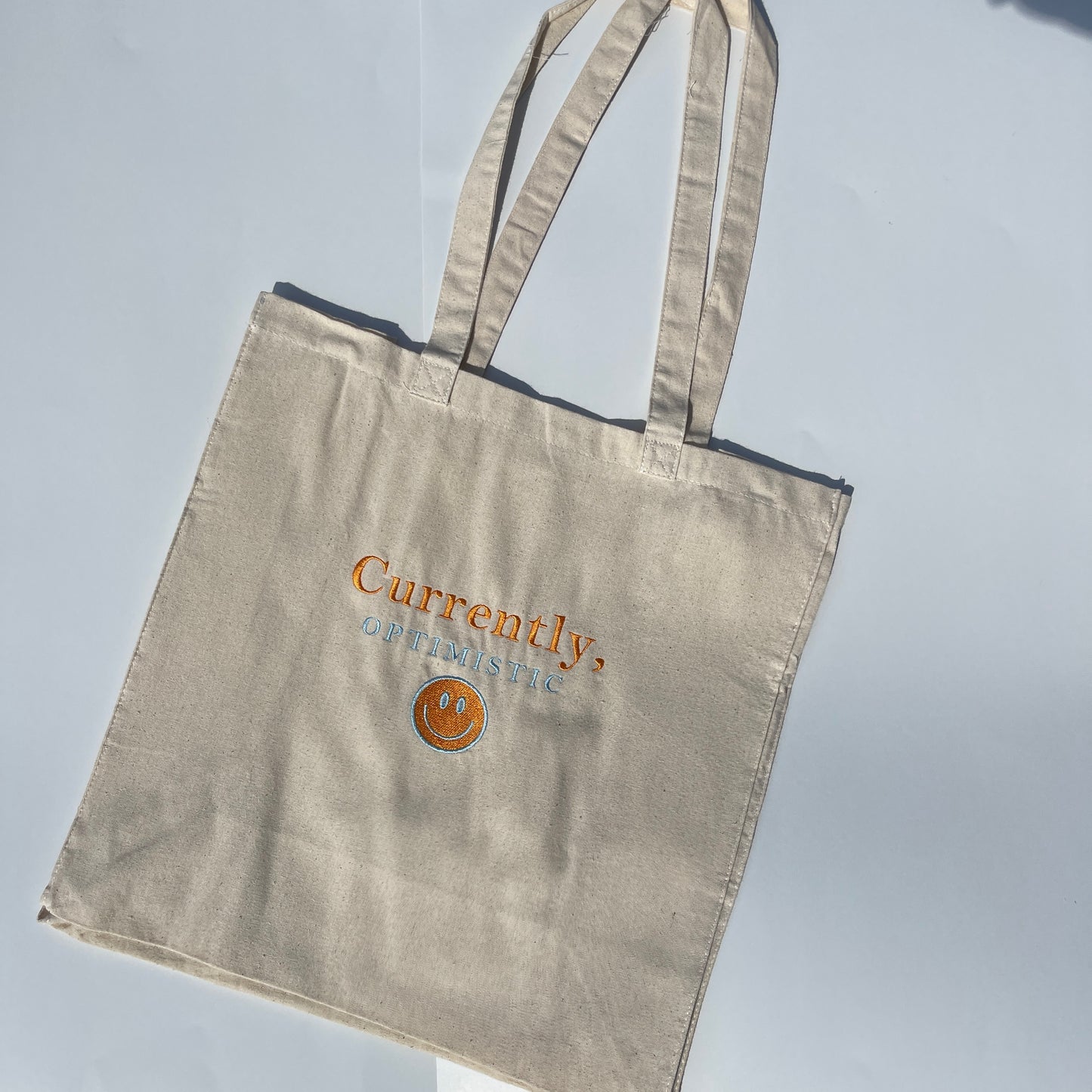 Currently, Optimistic Tote Bag