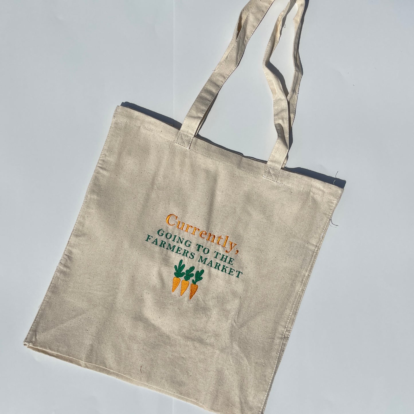 Currently, Going to the Farmers Market Tote