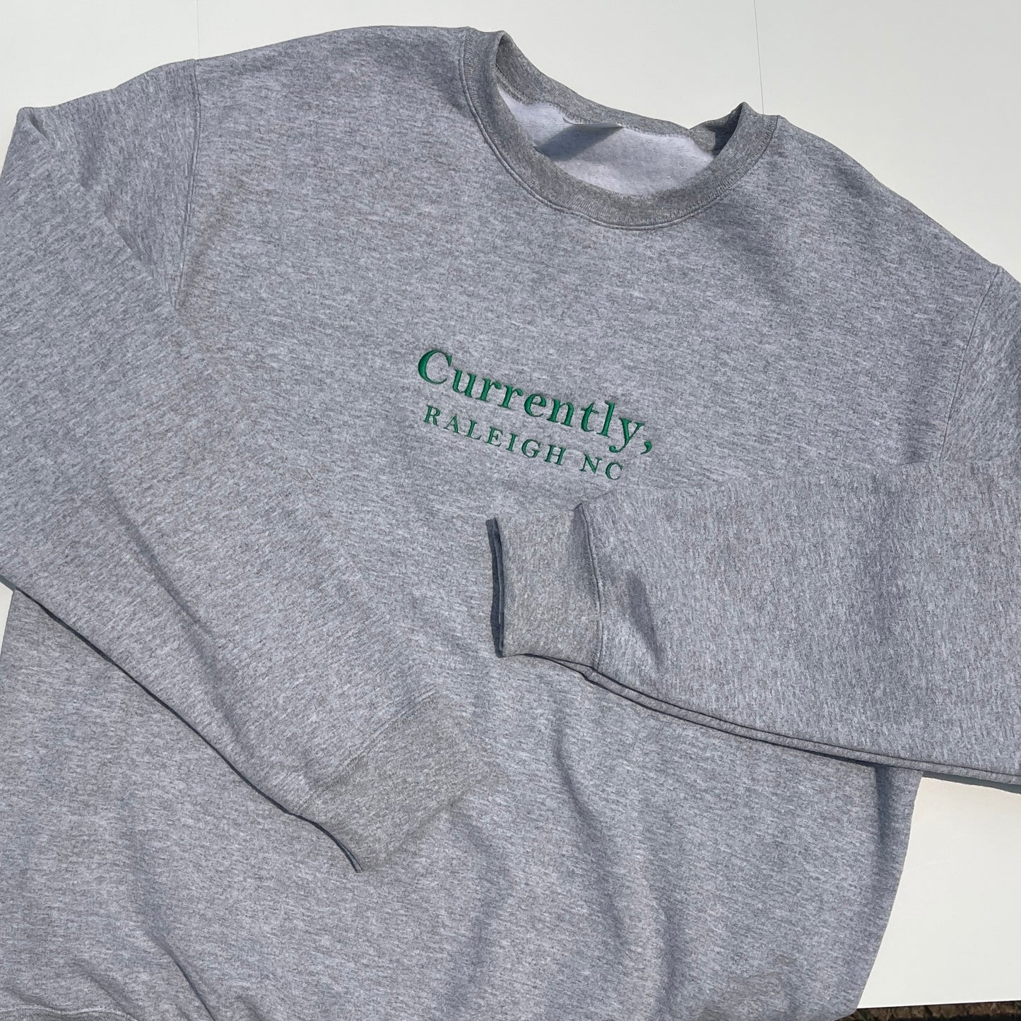 Currently Cities Embroidered Sweatshirt
