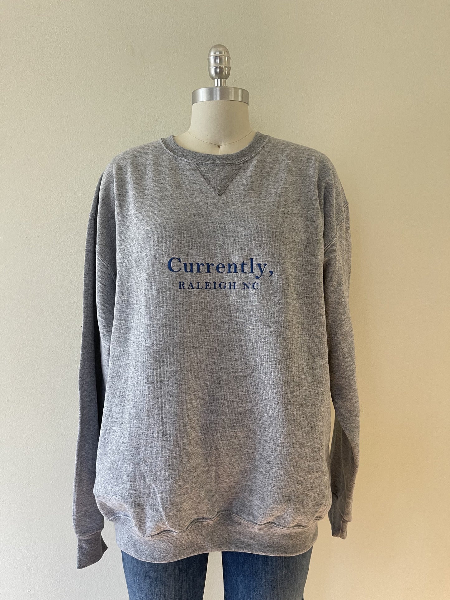 Currently Cities Embroidered Sweatshirt