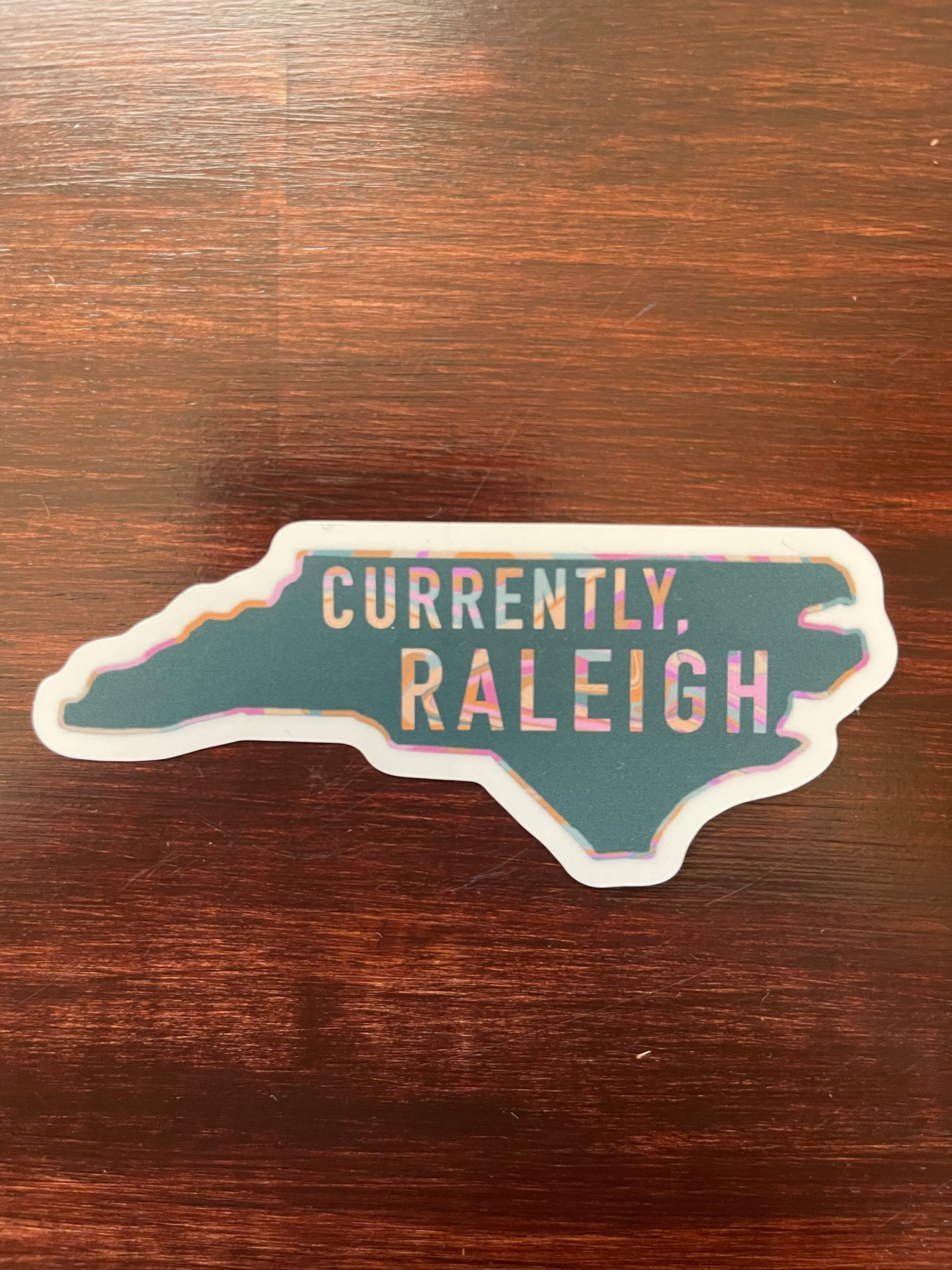 Currently, Raleigh Sticker