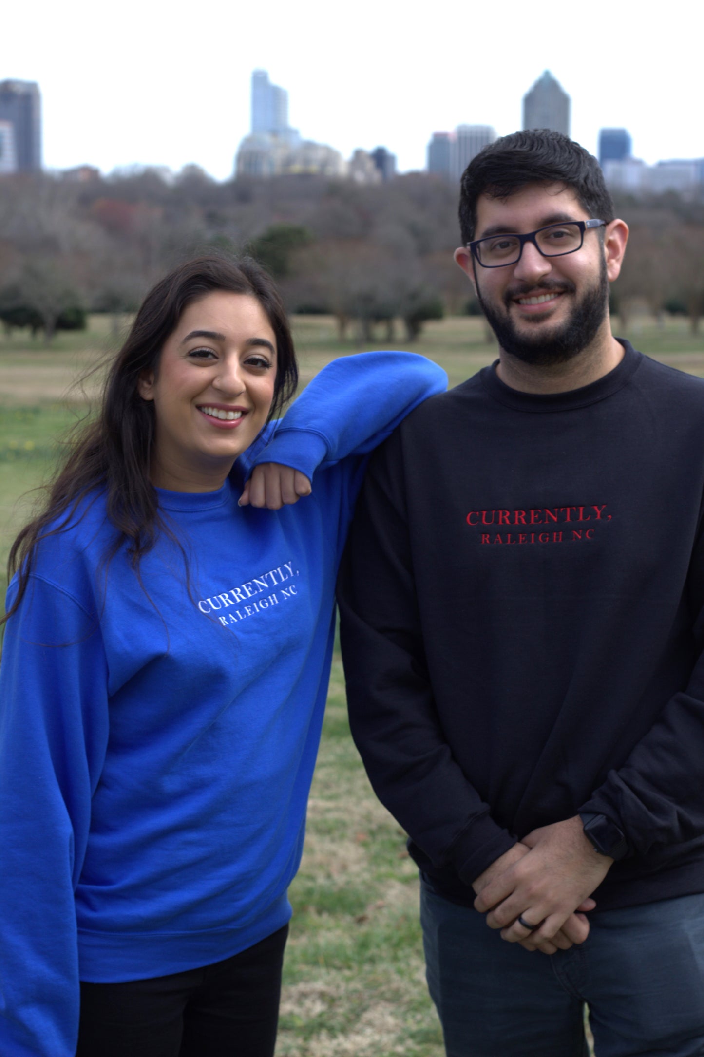 Currently Cities Embroidered Sweatshirt