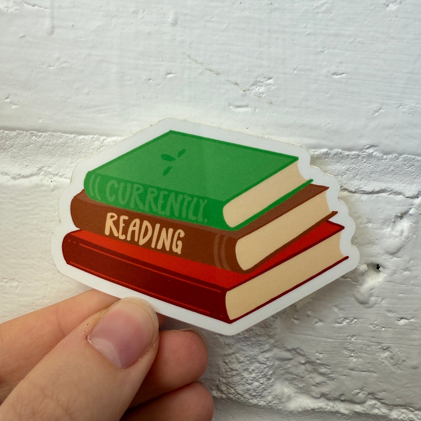 Currently, Reading Sticker